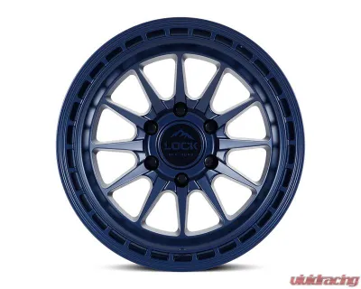 BAJA Lock Off-Road Wheels 7963 Blue 12x7 for 2007-2018 Jeep Wrangler - BAJA-7963BLUE12N