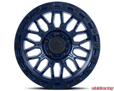 Combat 7969 Blue Lock Off-Road Wheels 17x9 for Jeep Wrangler 2007-2018 - COMBAT-7969BLUE
