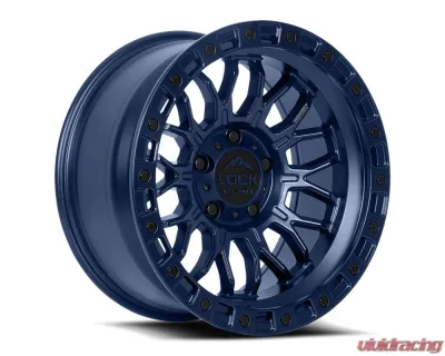 Combat 7969 Blue Lock Off-Road Wheels 17x9 for Jeep Wrangler 2007-2018 - COMBAT-7969BLUE