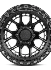 Commando 2188GB Lock Off-Road Wheels 18x9, Black, 6x139.7 Bolt Pattern, 0mm Offset                                     - COMMANDO-2188GB - Image 2