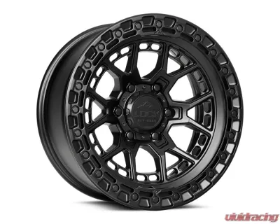 Commando 7957MB Lock Off-Road Wheels 17x9 Black Aluminum for Jeep Wrangler 2007-2018 - COMMANDO-7957MB