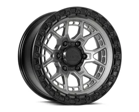 Commando 7957MGMBR Lock Off-Road Wheels 17x9 Black Aluminum for Jeep Wrangler 2007-2018