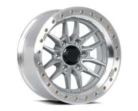 KRAWLER Lock Off-Road Wheels 7969MC12N 12x6.5 Black Aluminum for Jeep Wrangler 2007-2018