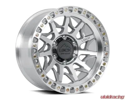 Lunatic 7957MC1 Lock Off-Road Wheels 17x9 Black Aluminum for Jeep Wrangler 2007-2018 - LUNATIC-7957MC1