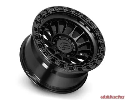 Mojave MOJAVE-7969GB12N Lock Off-Road Wheels 17x9 12mm Offset Black Finish - MOJAVE-7969GB12N