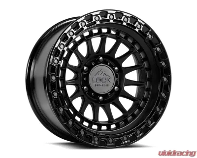 Mojave MOJAVE-7969GB12N Lock Off-Road Wheels 17x9 12mm Offset Black Finish - MOJAVE-7969GB12N