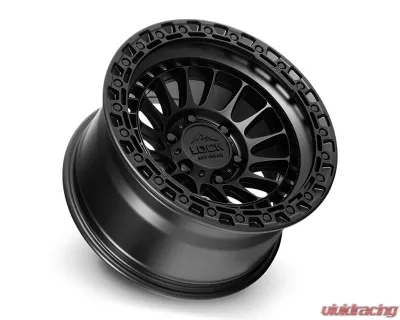 Mojave 7957MB12N Lock Off-Road Wheels 12x7.5 5x4.5 Bolt Pattern Black Finish - MOJAVE-7957MB12N