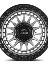Mojave MOJAVE-7988MGMBR12N Off-Road Wheels 12x8.5 Black Aluminum for Jeep Wrangler 2007-2018                                     - MOJAVE-7988MGMBR12N - Image 2