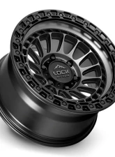 Mojave MOJAVE-7988MGMBR12N Off-Road Wheels 12x8.5 Black Aluminum for Jeep Wrangler 2007-2018                                     - MOJAVE-7988MGMBR12N - Image 3