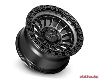 Mojave MOJAVE-7988MGMBR12N Off-Road Wheels 12x8.5 Black Aluminum for Jeep Wrangler 2007-2018 - MOJAVE-7988MGMBR12N