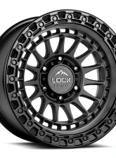 Mojave MOJAVE-7988MGMBR12N Off-Road Wheels 12x8.5 Black Aluminum for Jeep Wrangler 2007-2018                                     - MOJAVE-7988MGMBR12N - Image 3