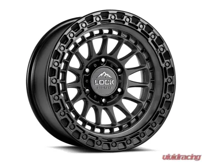 Mojave MOJAVE-7988MGMBR12N Off-Road Wheels 12x8.5 Black Aluminum for Jeep Wrangler 2007-2018 - MOJAVE-7988MGMBR12N