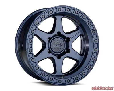 Olympus Lock Off-Road Wheels 8957 Blue 17x8.5 for Jeep Wrangler 2007-2018 - OLYMPUS-8957BLUE1