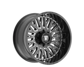 Fittipladi Alpha Series FA07 Wheel 20x12 8x6.50 -44 Black Milled