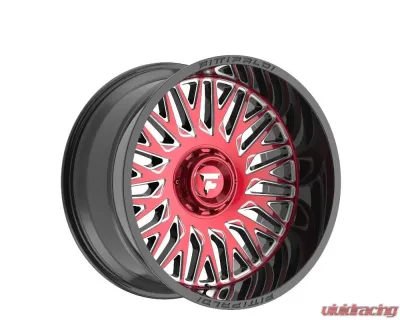 Fittipladi Alpha Series FA07 Wheel 22x12 6x135/6x5.50 -44 Gloss Black Machine Face Red Tint - FA07-221263539N44MBRM