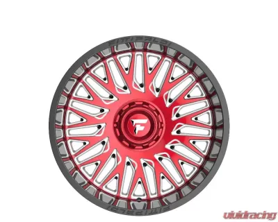 Fittipladi Alpha Series FA07 Wheel 22x12 6x135/6x5.50 -44 Gloss Black Machine Face Red Tint - FA07-221263539N44MBRM