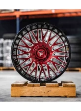 Fittipladi Alpha Series FA07 Wheel 22x12 6x135/6x5.50 -44 Gloss Black Machine Face Red Tint                                     - FA07-221263539N44MBRM - Image 5