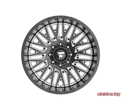Fittipladi Alpha Series FA07 Wheel 22x12 8x6.50 -44 Black Milled - FA07-22128165N44BM