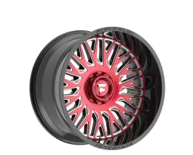 Fittipladi Alpha Series FA07 Wheel 26x12 6x135/6x5.50 -44 Gloss Black Machine Face Red Tint