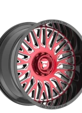 Fittipladi Alpha Series FA07 Wheel 26x12 6x135/6x5.50 -44 Gloss Black Machine Face Red Tint                                     - FA07-261263539N44MBRM - Image 9