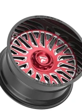 Fittipladi Alpha Series FA07 Wheel 26x12 6x135/6x5.50 -44 Gloss Black Machine Face Red Tint                                     - FA07-261263539N44MBRM - Image 2