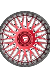 Fittipladi Alpha Series FA07 Wheel 26x12 6x135/6x5.50 -44 Gloss Black Machine Face Red Tint                                     - FA07-261263539N44MBRM - Image 3