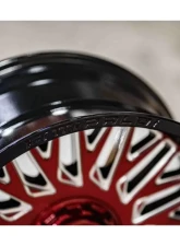 Fittipladi Alpha Series FA07 Wheel 26x12 6x135/6x5.50 -44 Gloss Black Machine Face Red Tint                                     - FA07-261263539N44MBRM - Image 8