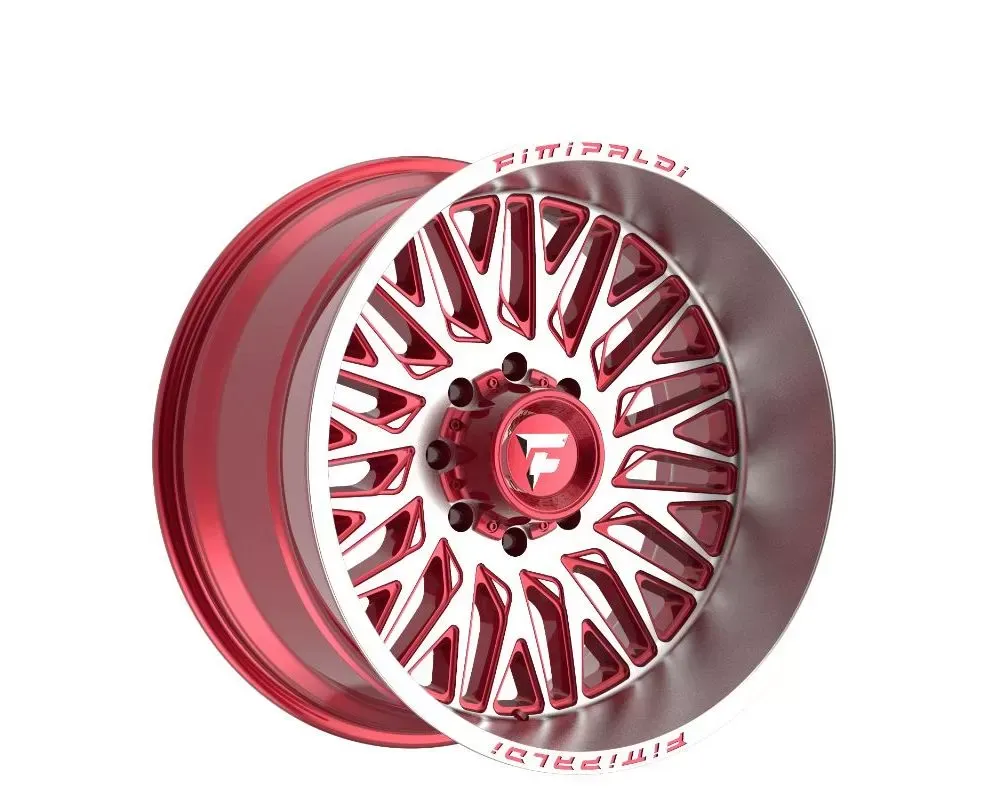 Fittipladi Alpha Series FA07 Wheel 26x12 8x170 -44 Gloss Red Machine - FA07-26128170N44MR