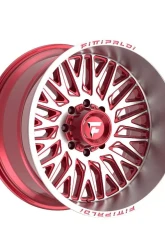 Fittipladi Alpha Series FA07 Wheel 26x12 8x170 -44 Gloss Red Machine                                     - FA07-26128170N44MR - Image 3