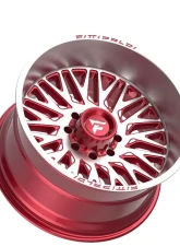 Fittipladi Alpha Series FA07 Wheel 26x12 8x170 -44 Gloss Red Machine                                     - FA07-26128170N44MR - Image 2