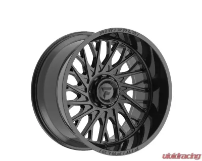 Fittipladi Alpha Series FA08 Wheel 22x12 8x6.50 -44 Gloss Black - FA08-22128165N44GB