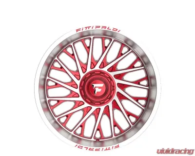Fittipladi Alpha Series FA08 Wheel 22x12 8x170 -44 Gloss Red Machine - FA08-22128170N44MR