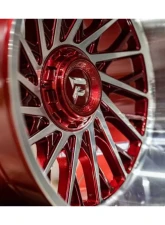 Fittipladi Alpha Series FA08 Wheel 22x12 8x170 -44 Gloss Red Machine                                     - FA08-22128170N44MR - Image 4