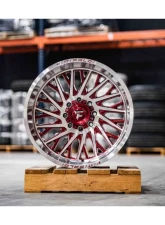 Fittipladi Alpha Series FA08 Wheel 22x12 8x170 -44 Gloss Red Machine                                     - FA08-22128170N44MR - Image 5