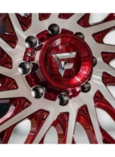 Fittipladi Alpha Series FA08 Wheel 22x12 8x170 -44 Gloss Red Machine                                     - FA08-22128170N44MR - Image 6