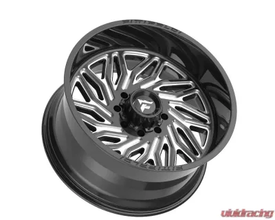 Fittipladi Alpha Series FA13 Wheel 24x12 6x135/6x5.50 -44 Black Milled - FA13-241263539N44BM
