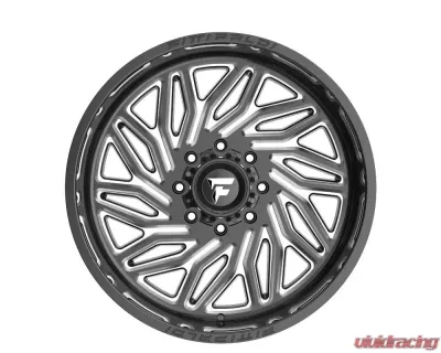 Fittipladi Alpha Series FA13 Wheel 24x12 6x135/6x5.50 -44 Black Milled - FA13-241263539N44BM