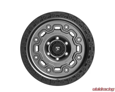 Fittipladi Terra Series FT100 Wheel 17x9 5x127 | 5x5 -12mm Satin Anthracite w/ Black Ring - FT100-17905127N12AB