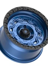 Fittipladi Terra Series FT100 Wheel 17x9 5x127 | 5x5 -12mm Gloss Blue w/ Black Ring                                     - FT100-17905127N12BLB - Image 2
