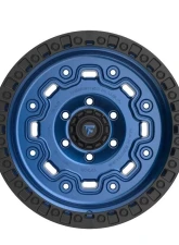 Fittipladi Terra Series FT100 Wheel 17x9 5x127 | 5x5 -12mm Gloss Blue w/ Black Ring                                     - FT100-17905127N12BLB - Image 3