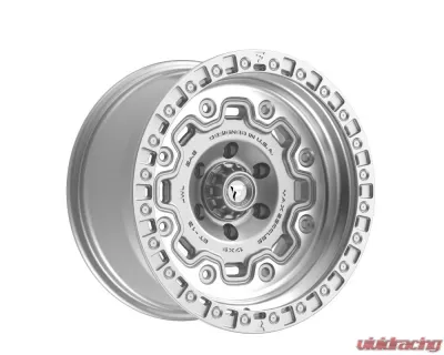 Fittipladi Terra Series FT100 Wheel 17x9 5x127 | 5x5 -12mm Gloss Siver Machined - FT100-17905127N12MS