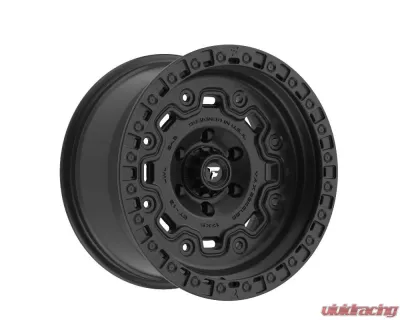 Fittipladi Terra Series FT100 Wheel 17x9 5x127 | 5x5 -12mm Satin Black - FT100-17905127N12SB
