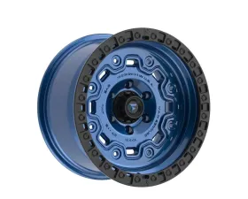 Fittipladi Terra Series FT100 Wheel 17x9 6x135 -12 Gloss Blue w/ Black Ring