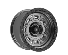 Fittipladi Terra Series FT100 Wheel 17x9 6x5.5 -12 Satin Anthracite w/ Black Ring