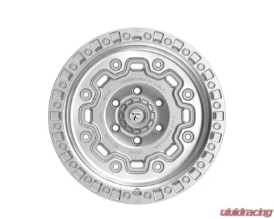 Fittipladi Terra Series FT100 Wheel 17x9 6x5.5 -12 Gloss Siver Machined - FT100-17906139N12MS