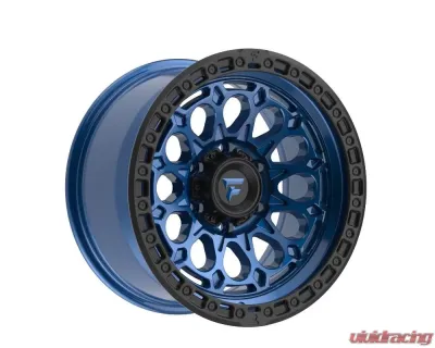 Fittipladi Terra Series FT101 Wheel 17x9 5x127 | 5x5 -12mm Gloss Blue w/ Black Ring - FT101-17905127N12BLB