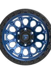 Fittipladi Terra Series FT101 Wheel 17x9 5x127 | 5x5 -12mm Gloss Blue w/ Black Ring                                     - FT101-17905127N12BLB - Image 3