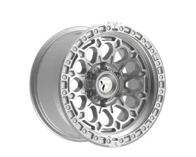 Fittipladi Terra Series FT101 Wheel 17x9 5x127 | 5x5 -12mm Gloss Silver Machined