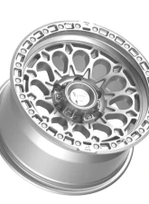 Fittipladi Terra Series FT101 Wheel 17x9 5x127 | 5x5 -12mm Gloss Silver Machined                                     - FT101-17905127N12MS - Image 2