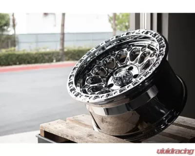 Fittipladi Terra Series FT101 Wheel 17x9 5x127 | 5x5 -12mm Gloss Silver Machined - FT101-17905127N12MS